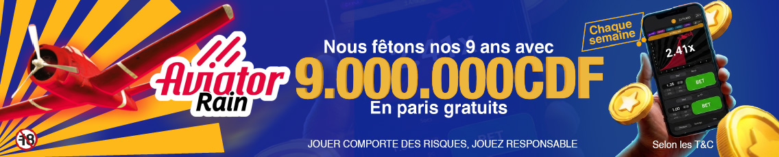 Aviator Rain : paris gratuits distribués dans le chat du jeu Aviator