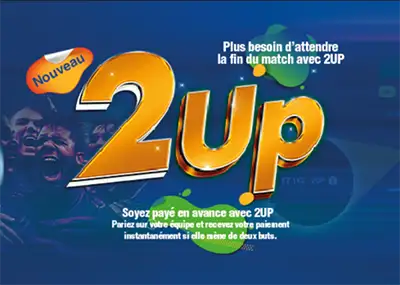 Winner Bet : paiement anticipé 2UP sur le marché 1X2