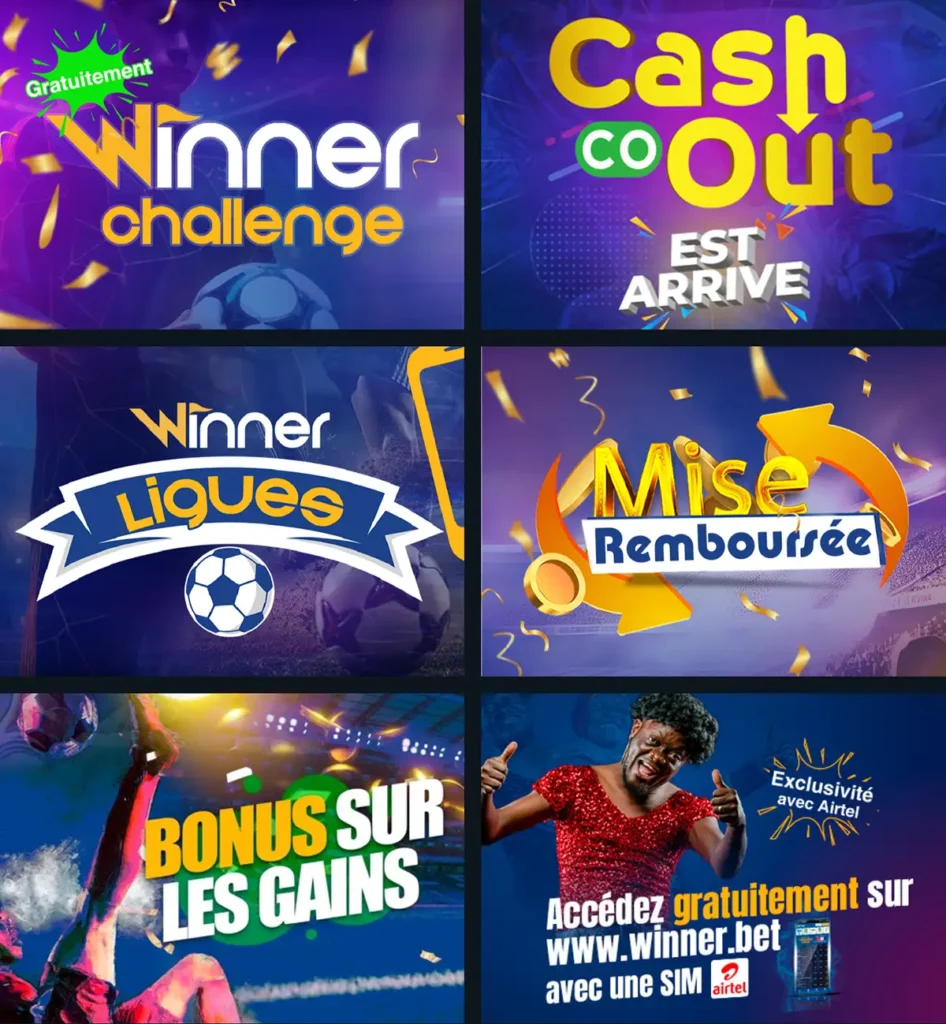 Winner Bet : promotions en cours, première partie