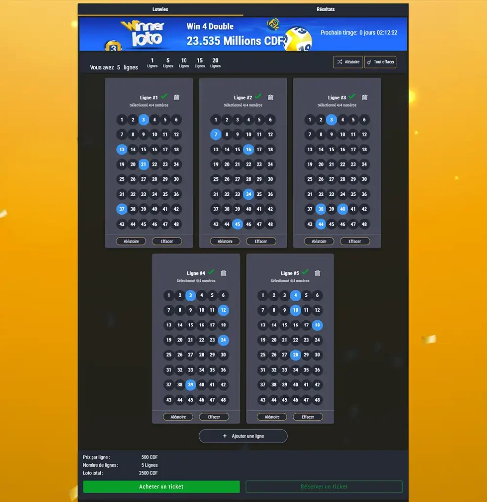 Winner Loto : Win 4 et Win 4 Double